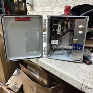 Industrial Pump Control Panel Enclosure with Alarm Beacon