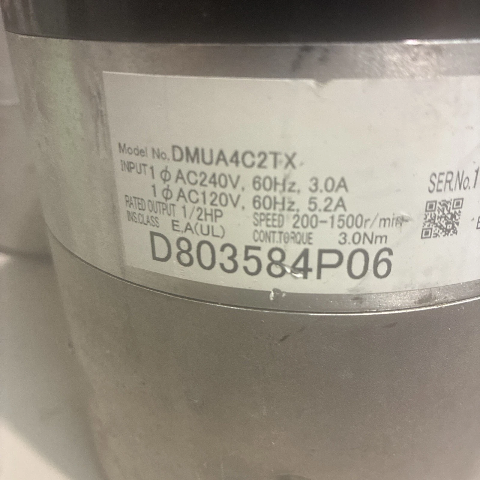 DMUA4C2TX ECM Motor -TRANE- D803584P06 (MOT14416) 1/2HP 120/240V - Image 2