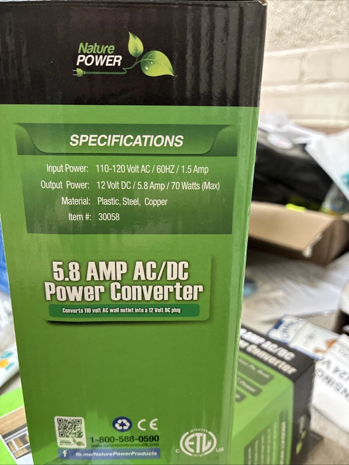 Nature Power 5.8 Amp AC/DC Power Converter - Image 4