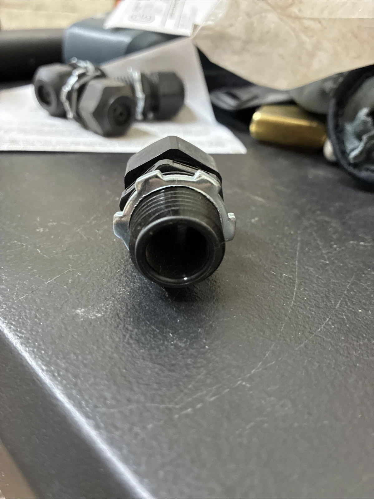 12 Pcs 1/2" NPT Nylon Cable Glands, Black Strain Relief Cable Cord Connector - Image 3