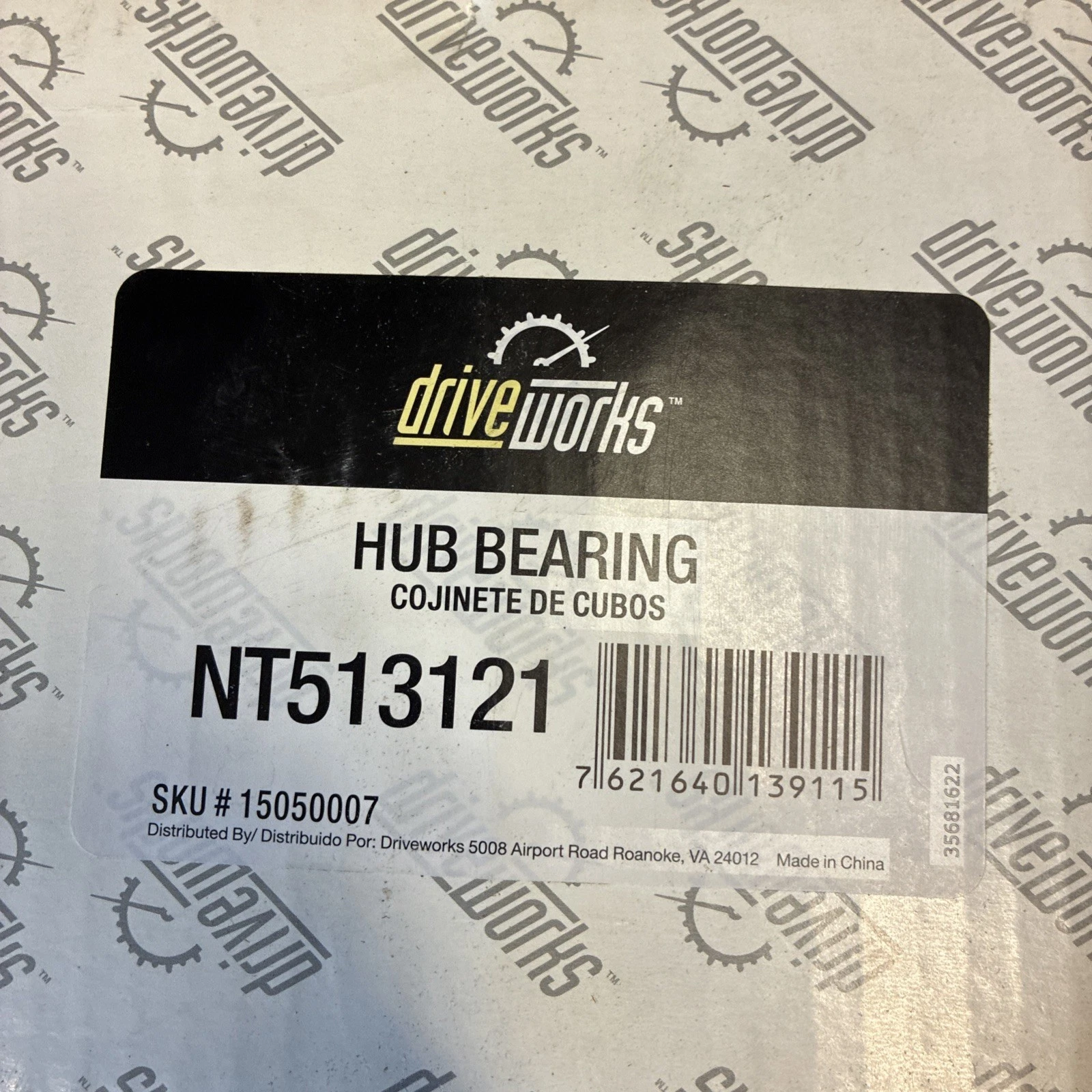 Driveworks Wheel Bearing Hub New Hub Assembly Quality OE Spec NT513121