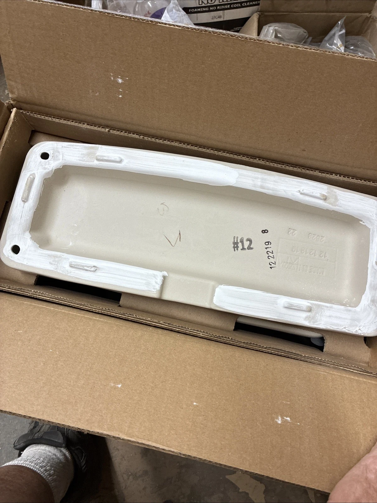 TOTO ST746SMA#12 1.6 GPF Tank Sedona Beige Drake Toilet Tank Box Opened To Insp.