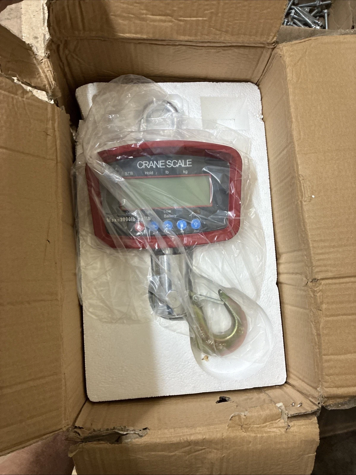 LP7651 Red Electronic Hanging Weighing Scale - Image 2