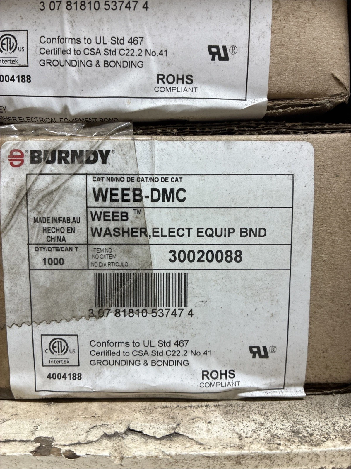WEEB DMC Grounding Washer Clip, QTY 100