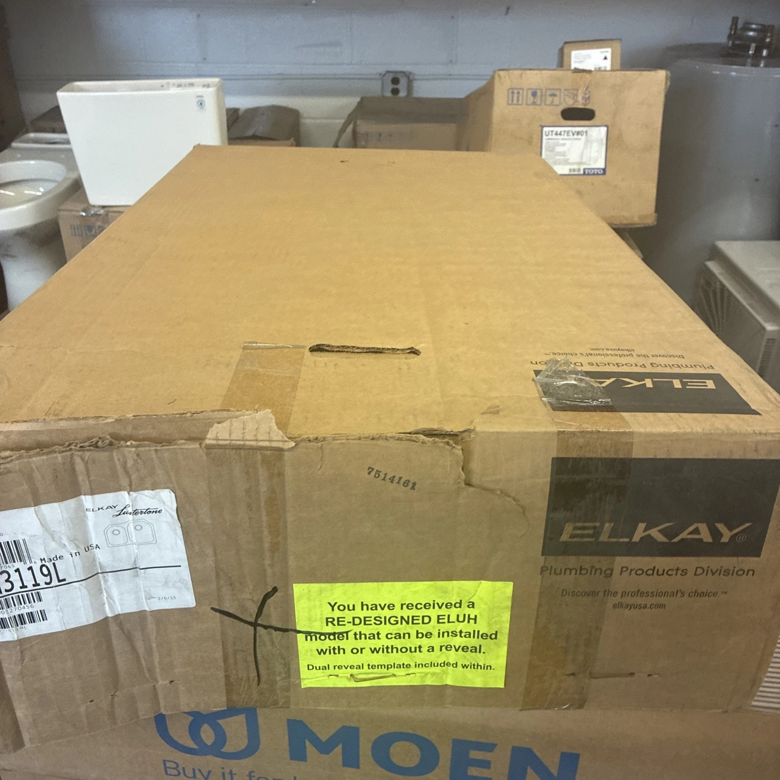 Elkay ELUH3119L Undermount Double Basin Sink - Image 3