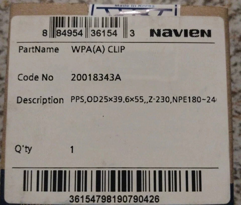 Navien WPA (A) Clip-PPS, NPE 20018343A