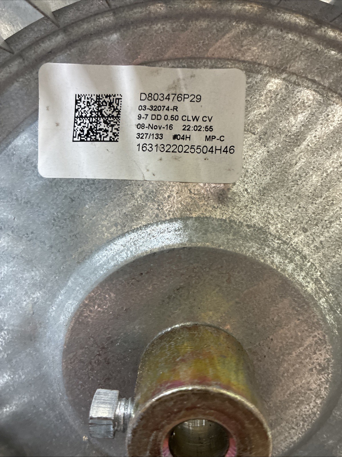 D803476P29 OEM HVAC Squirrel Cage Blower Wheel - Image 2